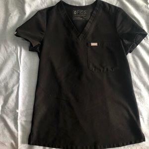 Black Figs Scrubs Catarina 1-Pocket Scrub